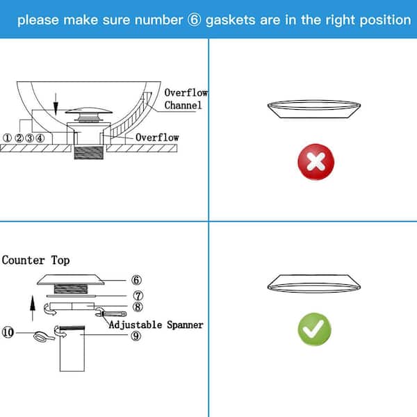 Bathroom Sink Pop-Up Drain with Overflow in Oil Rubbed Bronze