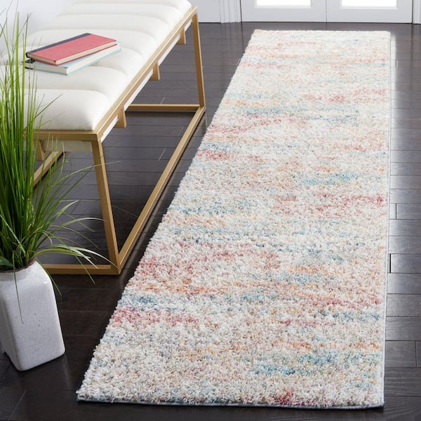 Calista 2 ft. x 5 ft. Ivory/Beige Geometric Medallion Runner Rug