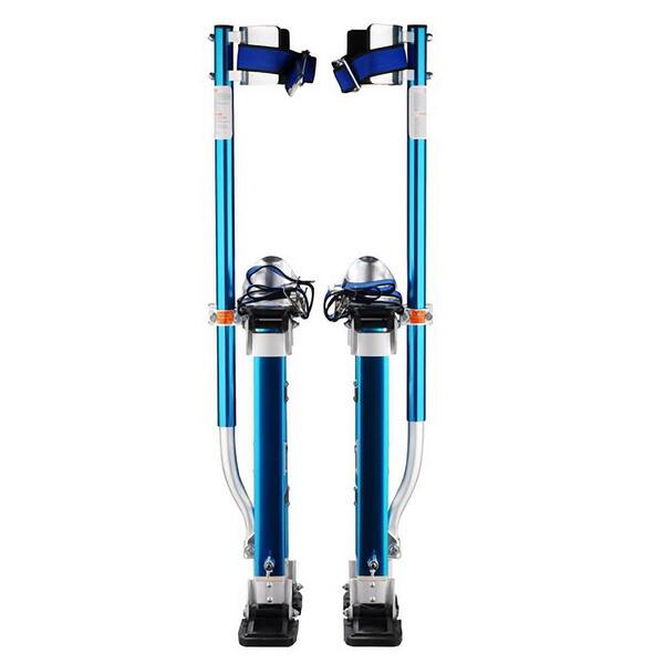 Yescom 24-40 Drywall Stilts Adjustable Aluminum Painting Tool Sheetrock Lift With Leg Pads Protection For Painter Taping Cleaning Silver Yes0483