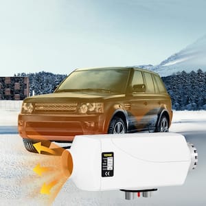 17060 BTU Parking Heater 12-Volt Diesel Air Heater with Knob Switch and Muffler Diesel Heater for Cars
