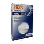 14 in. x 14 in. Painter's Terry Towels (12-Pack)