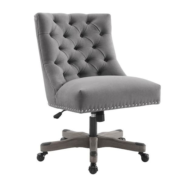 Linon Home Decor Des Light Gray Office Chair