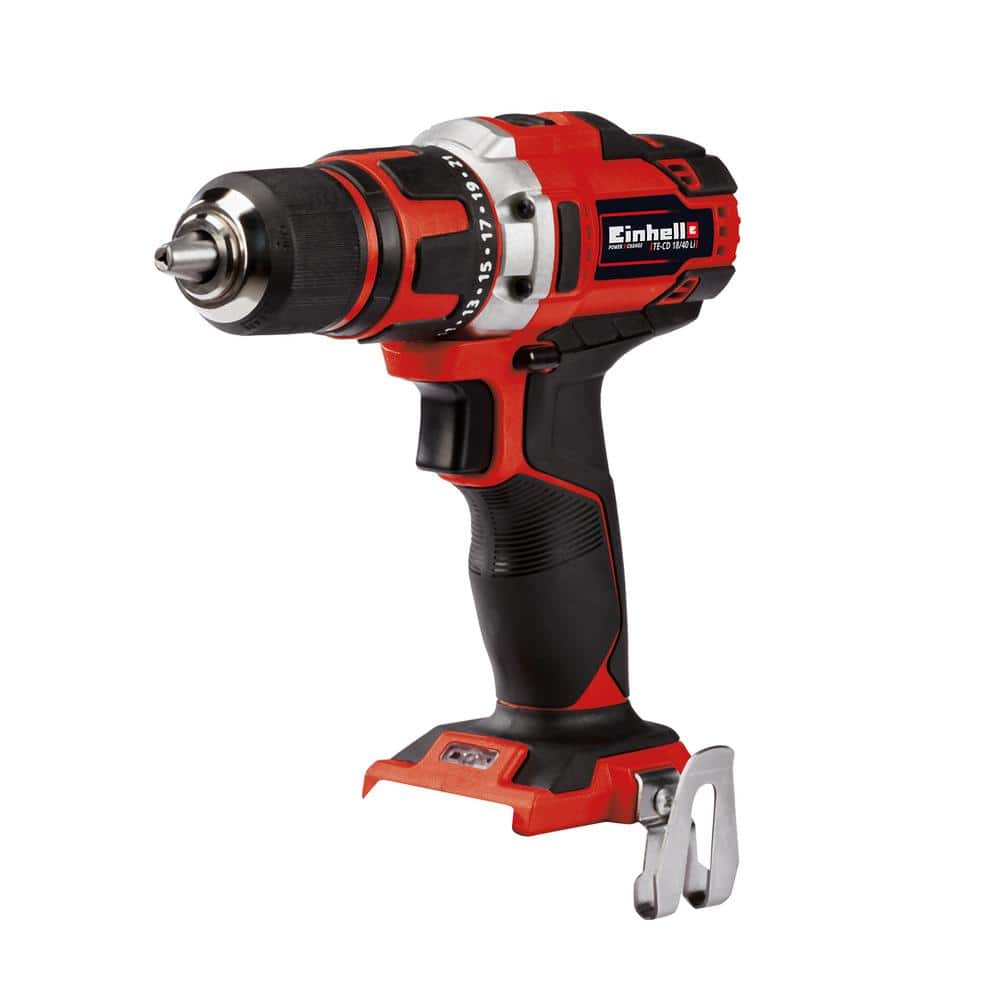 Einhell TE-CD 18/40 Li 18-Volt Power X-Change Cordless Impact Drill  1/2-Inch  Tool Only (Battery + Charger Not Included)