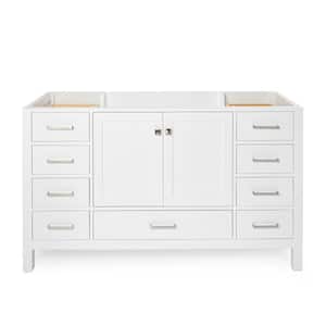 Cambridge 60 in. W Vanity Cabinet Only in White