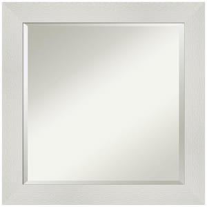 Mosaic White 24.5 in. H x 24.5 in. W Framed Wall Mirror