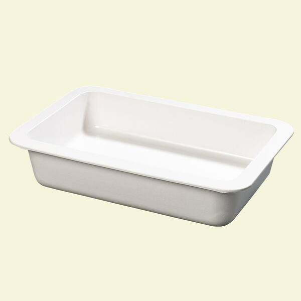 Carlisle 4 in. Deep Full Size Cold Pan in White