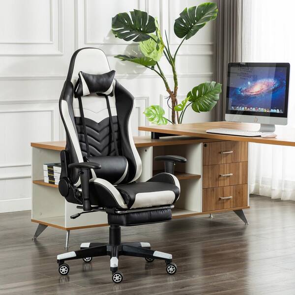 NEW! Gaming Racing Chair Ergonomic Swivel Recliner Leather Office Computer Desk  Chair Black - Furniture, Facebook Marketplace