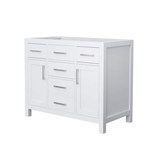 Beckett 41 in. Bath Vanity Cabinet without Top in White