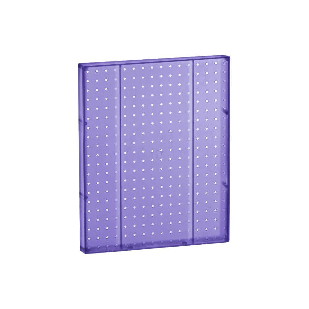 20.25 in H x 16 in W Pegboard Purple Styrene One Sided Panel (2-Pieces per Box) - 1