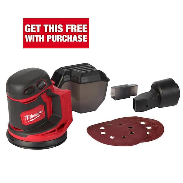 Milwaukee M18 18V Lithium-Ion Cordless 5 in. Random Orbit Sander (Tool-Only)