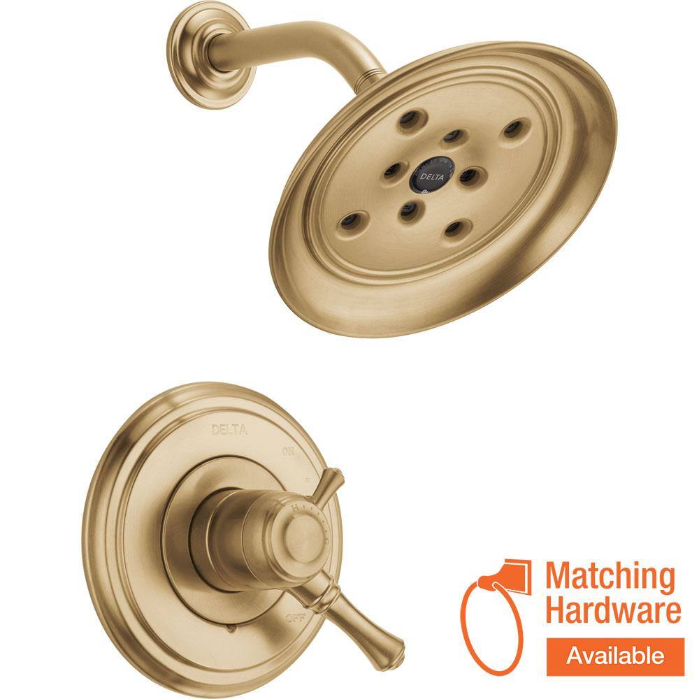 Delta Cassidy 1Handle Shower Only Faucet Trim Kit in Champagne Bronze