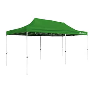 Party Tent 10 ft. x 20 ft. Green Canopy
