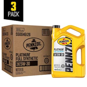 5 qt. Pennzoil Platinum SAE 5W-30 Full Synthetic Motor Oil (Case of 3)