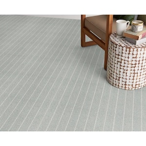 Forsooth - Color Surf Pattern Custom Area Rug with Pad