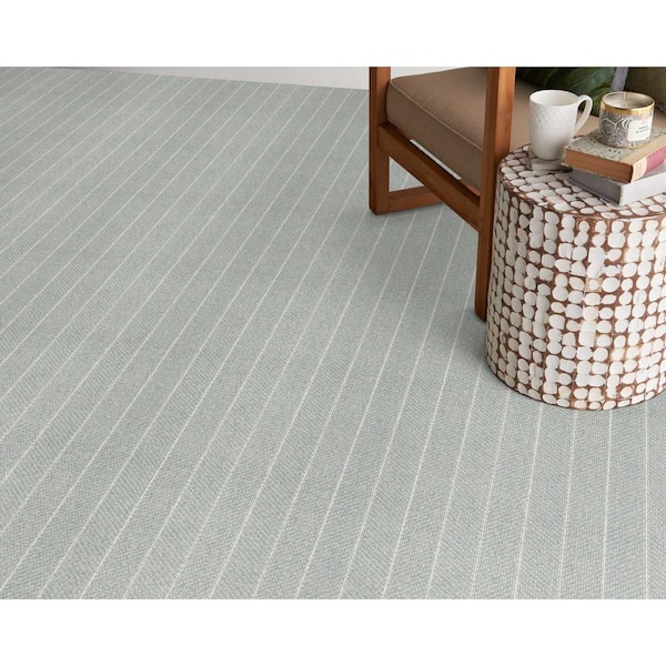 Forsooth Color Surf Pattern Custom Area Rug with Pad