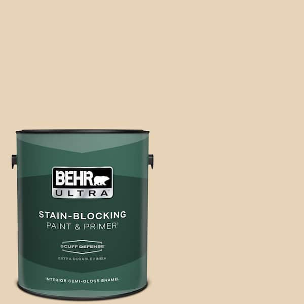 BEHR ULTRA 1 gal. #T11-18 Aebleskiver Extra Durable Semi-Gloss Enamel Interior Paint & Primer