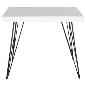 Wolcott White/Black End Table