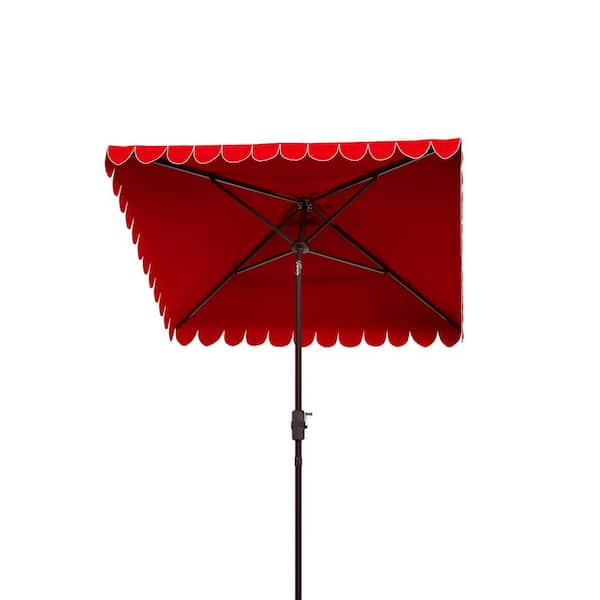 7 1 2 ft patio umbrella in red Safavieh Venice 7.5 ft Square Crank Umbrella