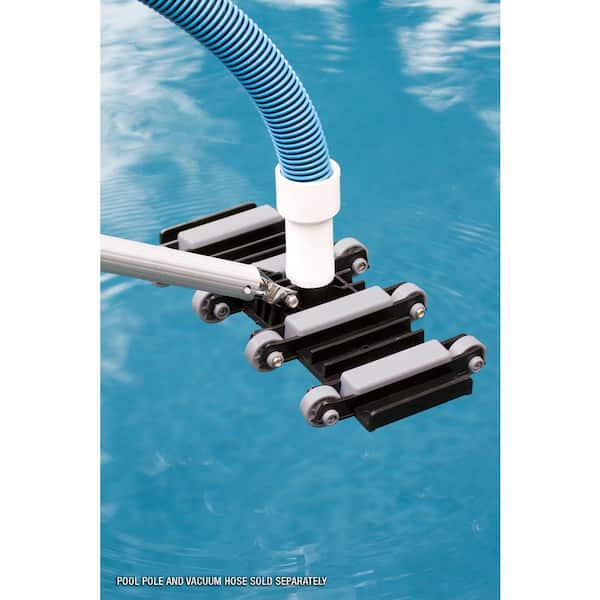 Decdeal Pool Vacuum Head Flexible Weighted Pool and Spa Vacuum Head with Clip & Drawstring Bag