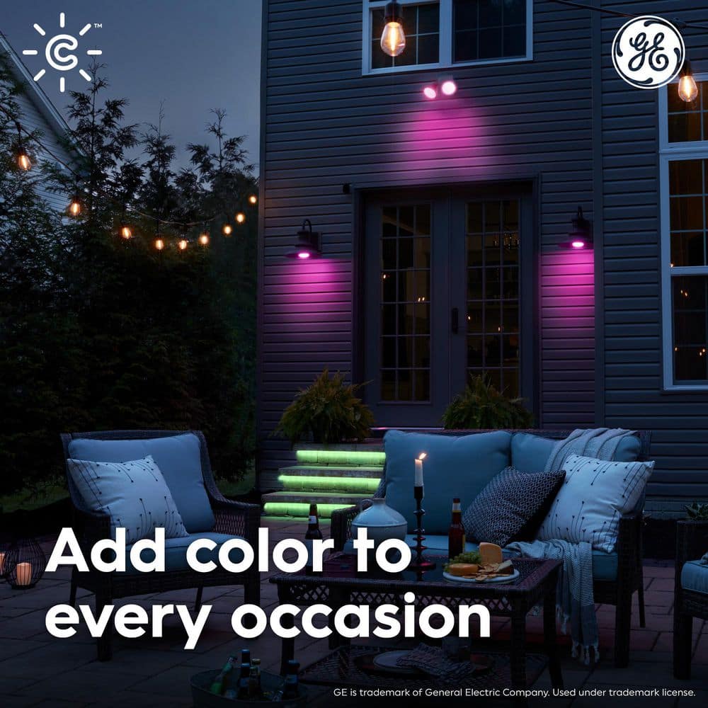 Smart Color Changing Outdoor LED Floodlight Bulb with Voice Control