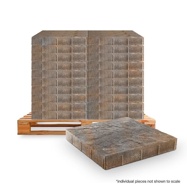 Patio-On-A-Pallet 15.75 in. x 23.62 in. x 2.36 in. Eddington Concrete Paver (60-Piece / 103 sq. ft. / Pallet)