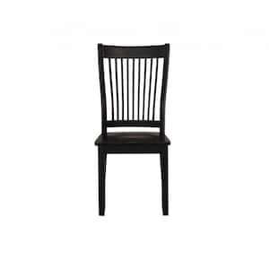 Amelia Black Wood Side Chair (Set of 2)