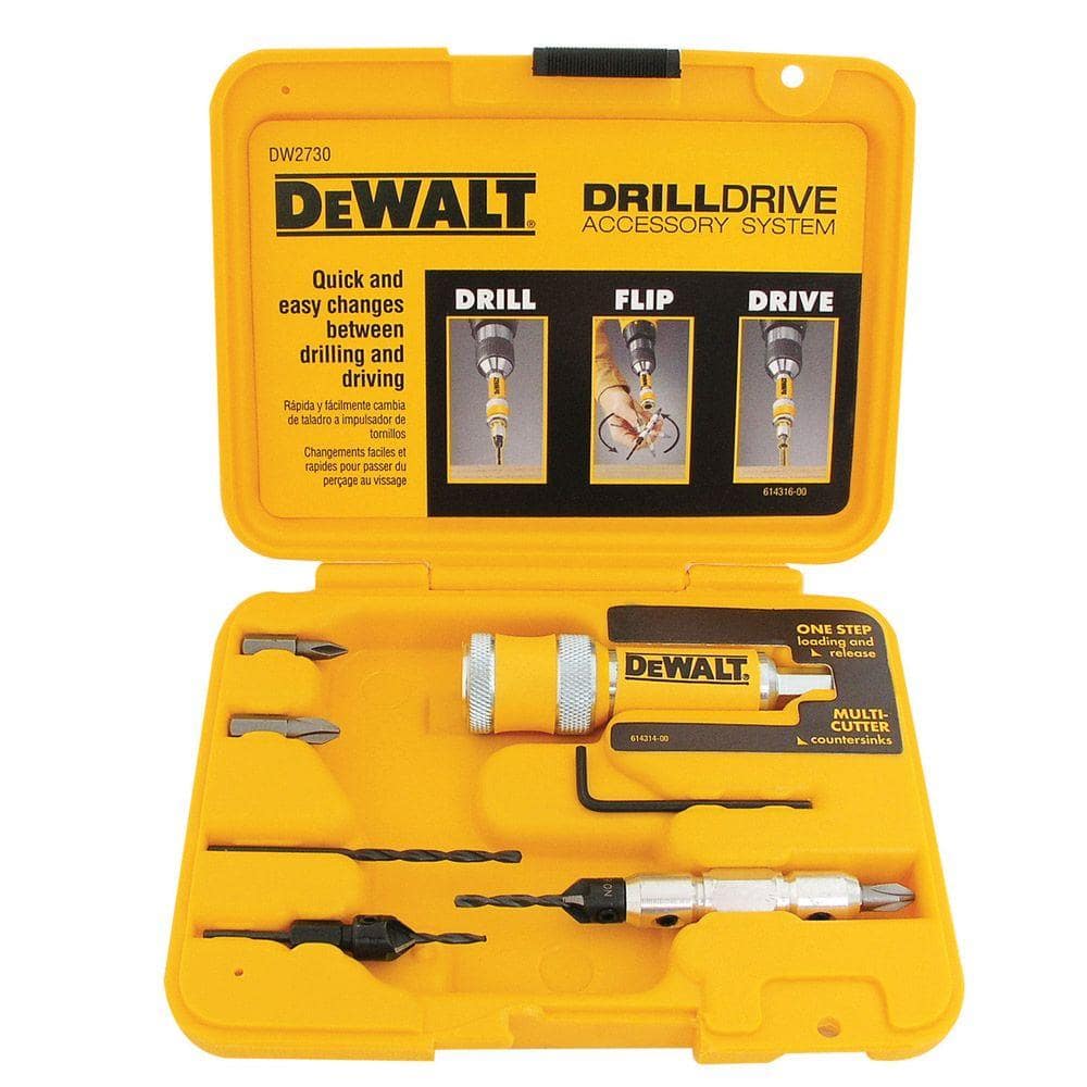spel Oefening verdieping DEWALT Drill Drive Set (8-Piece) DW2730 - The Home Depot