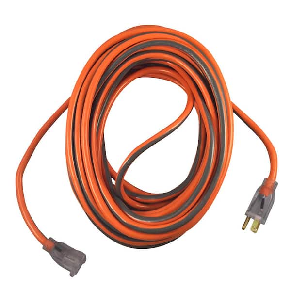 Ridgid 100 ft. 14/3 Extension Cord, Orange & Grey