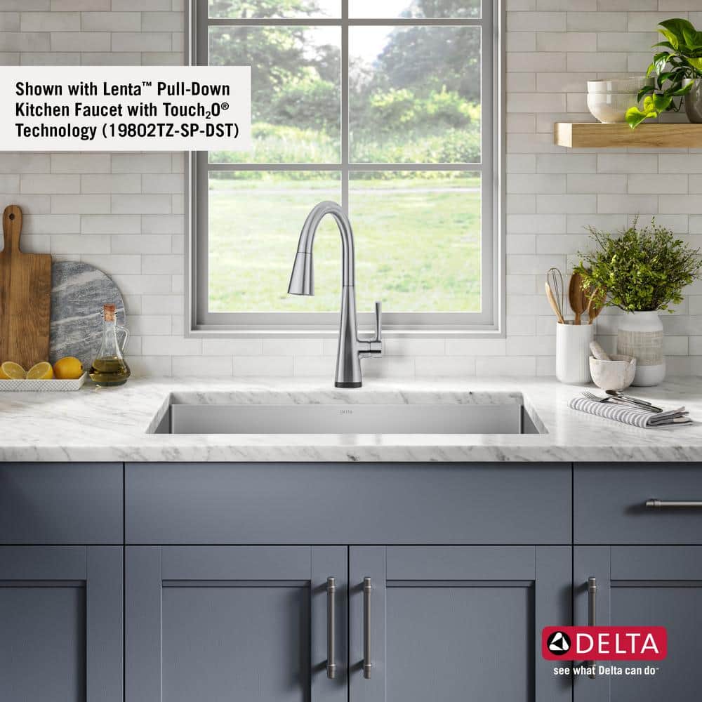 Delta 30" Stainless Steel Single Bowl Undermount Kitchen Sink