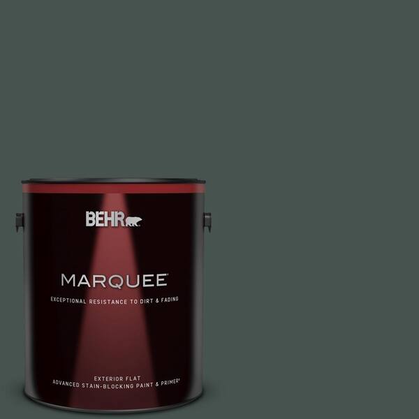BEHR MARQUEE 1 gal. Home Decorators Collection #HDC-WR16-05 Evergreen Field Flat Exterior Paint & Primer
