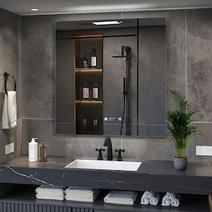 Lugano 36 in. W x 36 in. H LED Bathroom Vanity Mirror