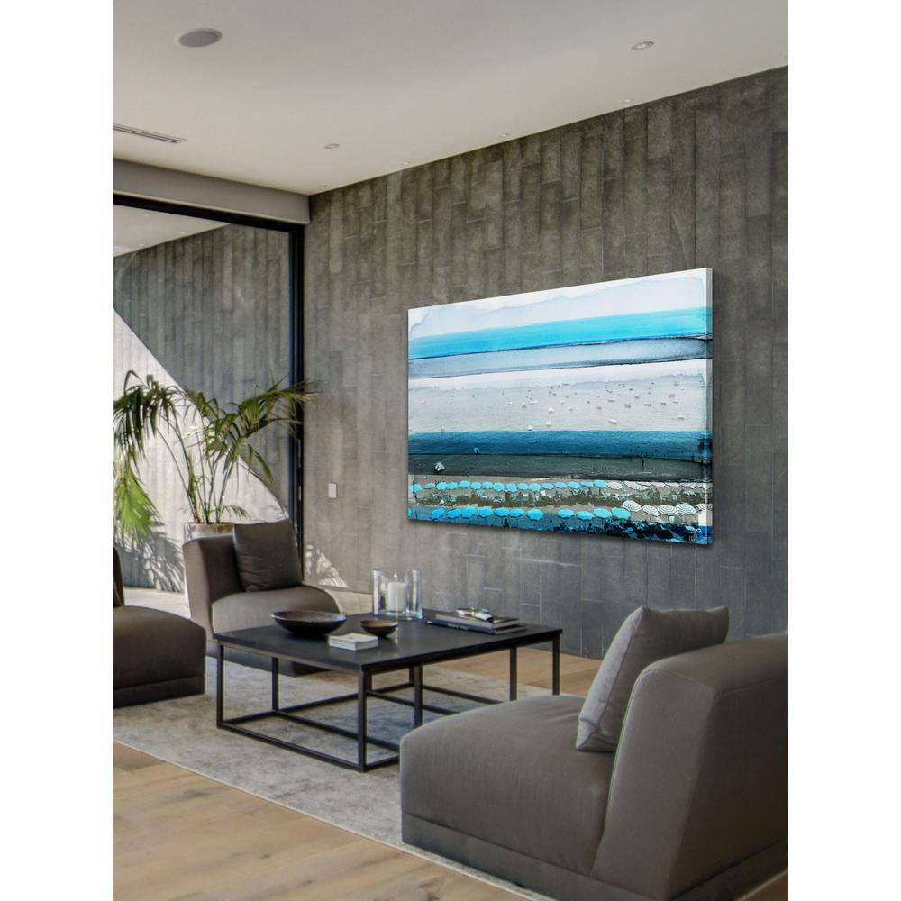 30 in. H x 45 in. W Spiagga by Parvez Taj Printed Canvas Wall Art