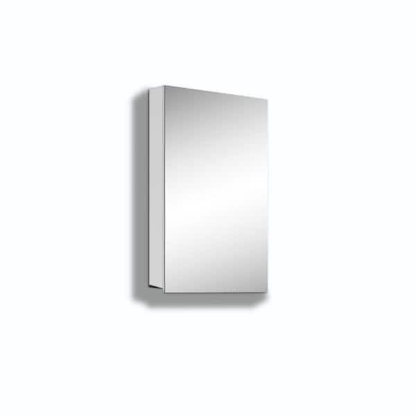 Andrea 20 in. W x 30 in. H Large Rectangular Recessed or Surface Mount Medicine Cabinet with Mirror