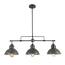 Lnc Modern Farmhouse Gray Mini Pendant Light With Dark Pewter Geometric 