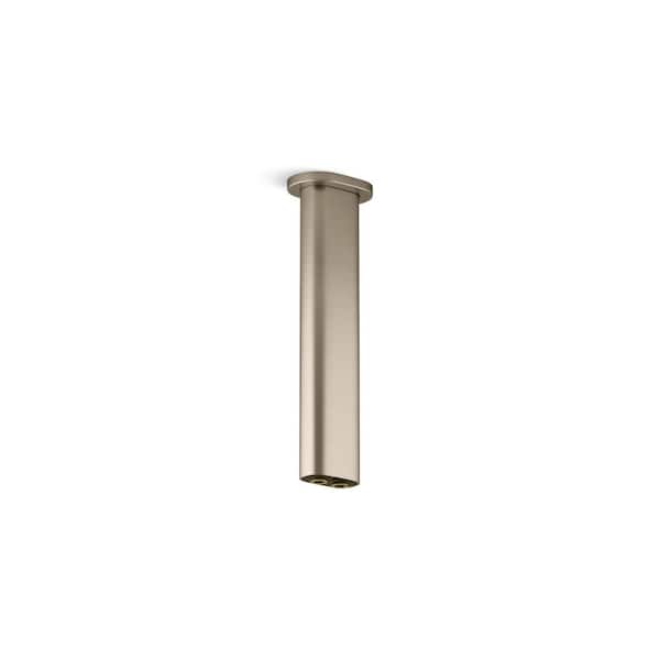 KOHLER Statement 10 in. Ceiling-Mount 2-Function Rainhead Arm and Flange