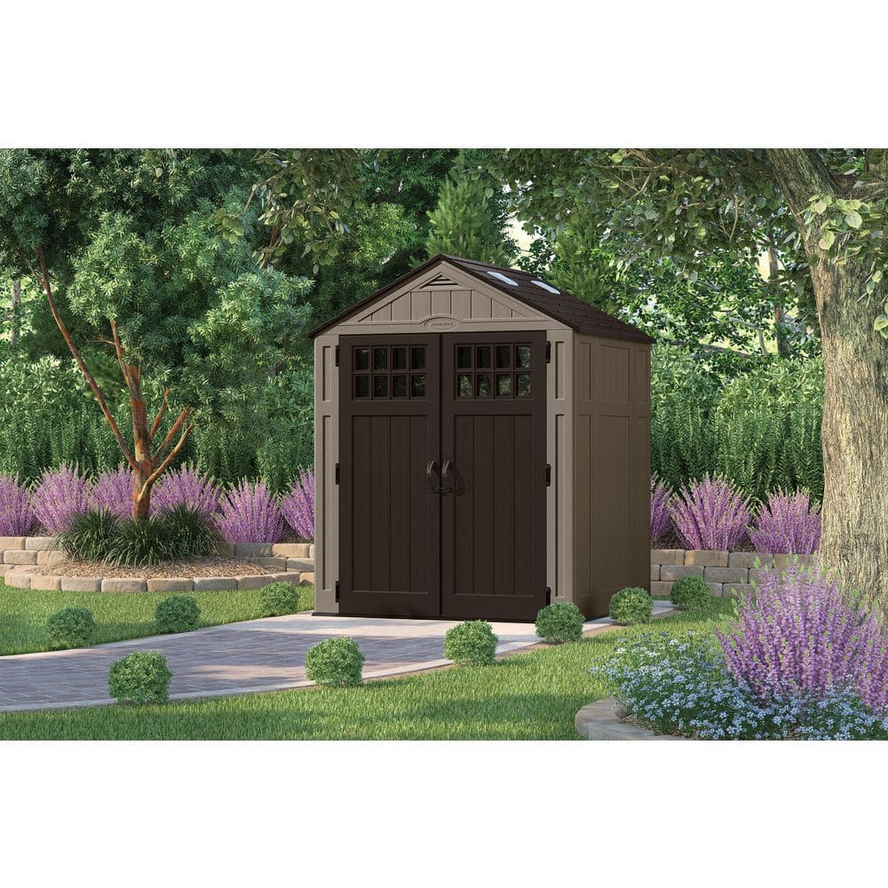 Suncast 6 ft. W x 5 ft. D Plastic Shed (34 sq. ft.) BMS6511 - The Home Depot