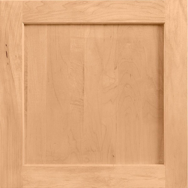 American Woodmark 14-9/16x14-1/2 in. Cabinet Door Sample in Townsend Maple Honey