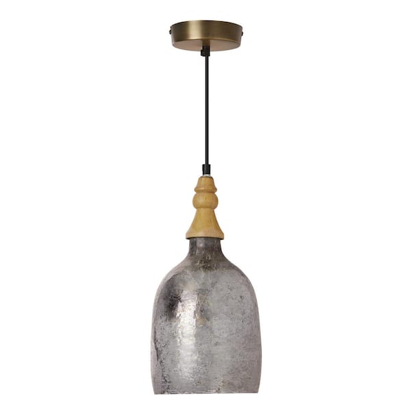 River of Goods Adahlia 7-in. 1-Light Silver Bell-Shaped