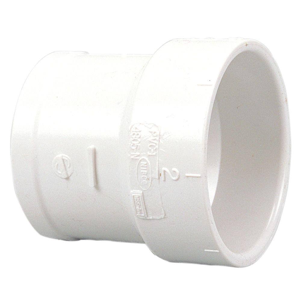 NIBCO 2 in. PVC DWV Soil Pipe Adapter C4805NHD2 The Home Depot