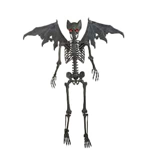 5 ft. LED Pose-N-Stay Bat Skeleton