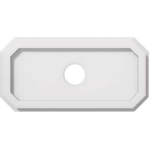 1 in. P X 14 in. W X 7 in. H X 2 in. ID Emerald Architectural Grade PVC Contemporary Ceiling Medallion