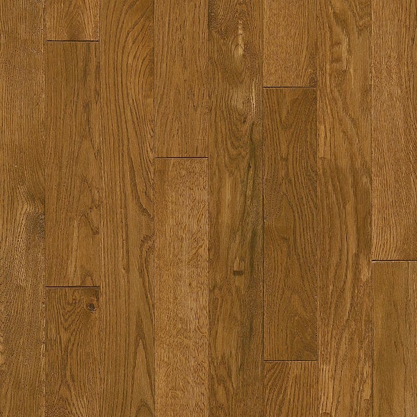 Bruce Plano Oak Spice 3/4 in. Thick x 3-1/4 in. Wide x Varying Length Scraped Solid Hardwood Flooring (22 sqft / case)