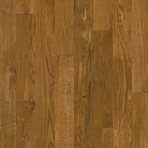 Plano Oak Spice 3/4 in. Thick x 3-1/4 in. Wide x Varying Length Scraped Solid Hardwood Flooring (22 sqft / case)