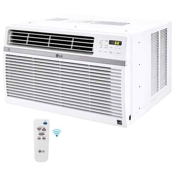 LG Electronics 8,000 BTU 115-Volt Window Air Conditioner LW8017ERSM Cools 350 Sq. Ft. with ENERGY STAR and Remote, Wi-Fi Enabled