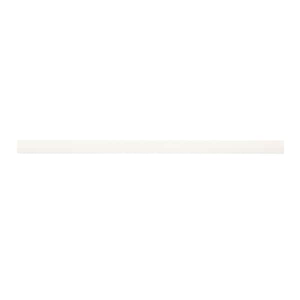Unbranded Moments Serenity 0.5 in. x 12 in. Matte Glazed Ceramic Wall Pencil Tile
