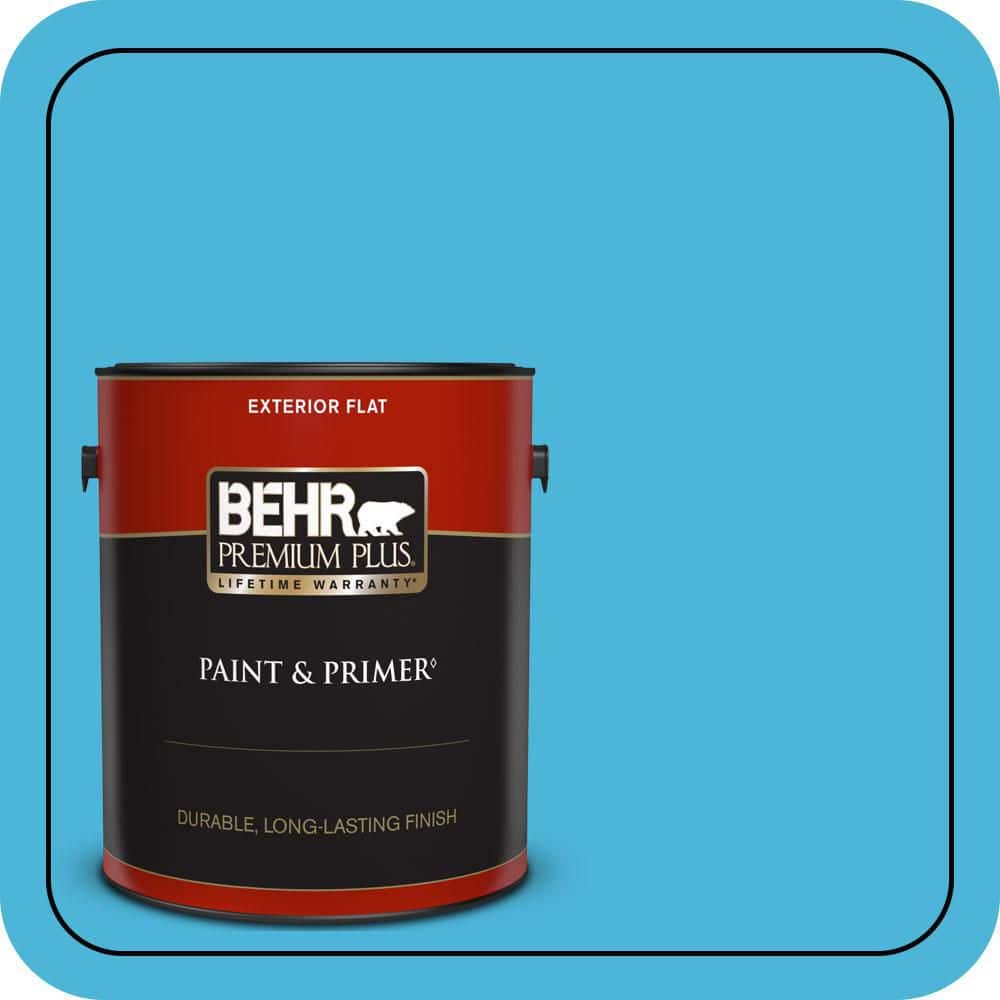 1 gal. #P490-4 Aztec Sky Flat Exterior Paint & Primer price history on PriceWatchPro