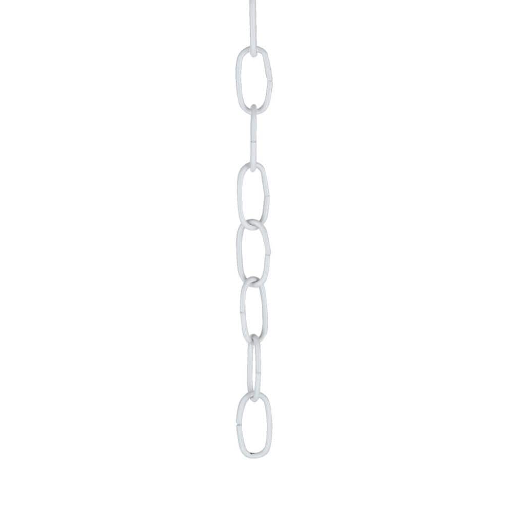 36 in. 11-Gauge White Light Fixture Chain (1-Pack) price history on PriceWatchPro