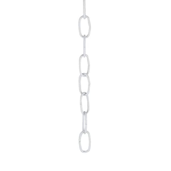 Aspen Creative Corporation 36 in. 11-Gauge White Light Fixture Chain (1-Pack)