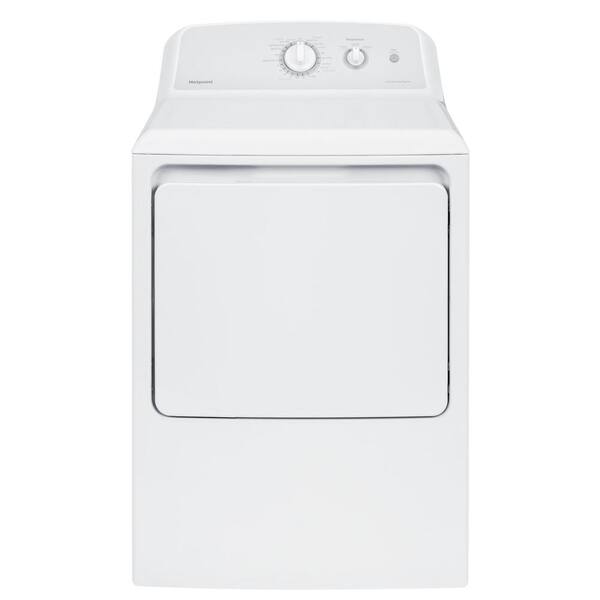 6.2 cu. ft. 240-Volt White Electric Vented Dryer