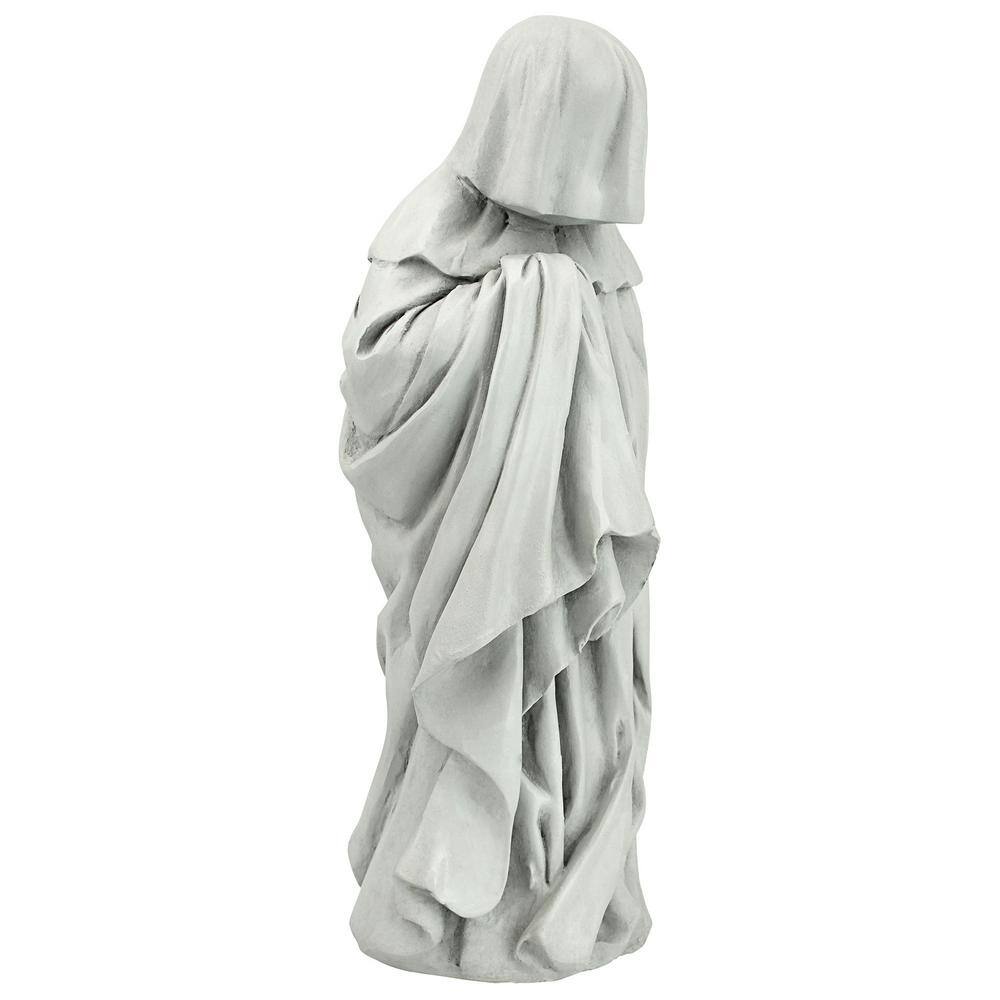Medium Gray Resin French Pleurant Weeper Statue
